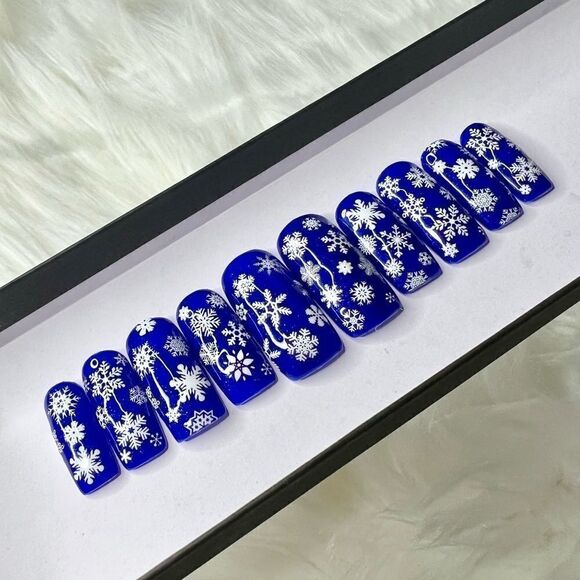 Holiday Custom Press On NailsHigh Quality NailsHandmade